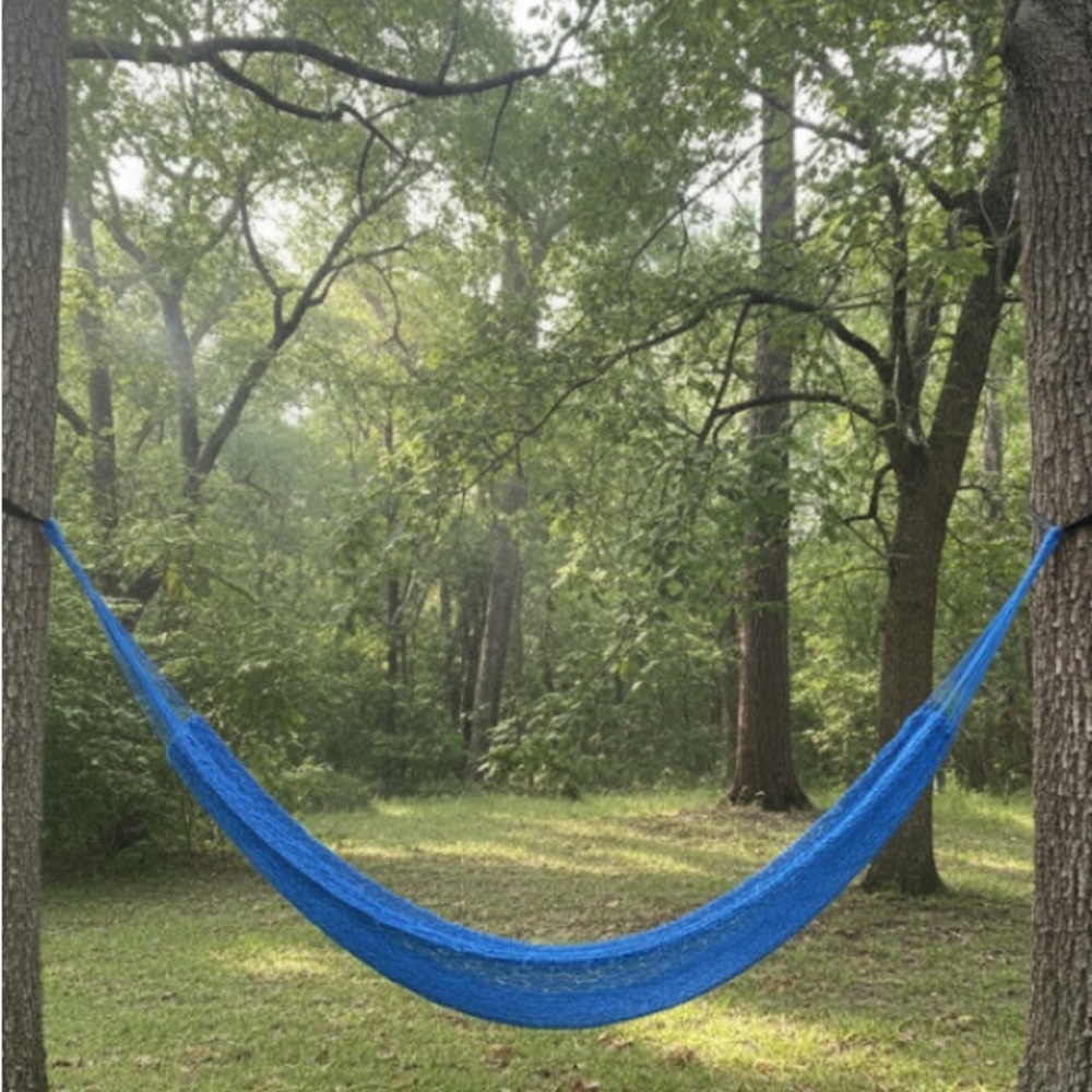 Blue Indoor/outdoor Hammock for Home Relaxation NWOT